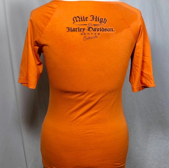 Harley-Davidson Orange Eagle Tee - Picture 2 of 10